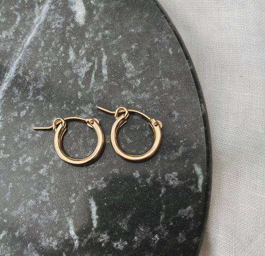 Gold Filled Hoops